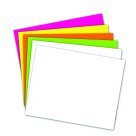 School Smart Poster Board - 11 x 14 - Pack of 50 - Assorted Neon Colors