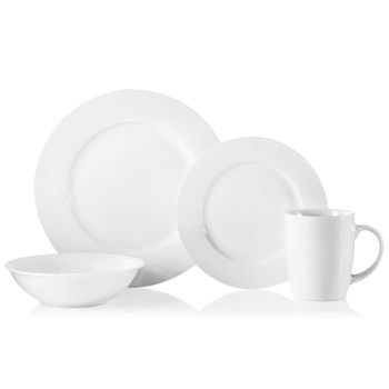 Oneida Natural White 32-piece Porcelain China Dinnerware Set