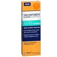 Neosporin Eczema Essentials Anti-Itch Cream, 1 oz (Pack of 2)