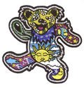 Grateful Dead - Dancing Bear By Dan Morris - Embroidered Iron on Patch