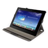 Exact Buckler Series Slim-Fit Multi-angle Stand Case for ASUS Transformer Pad TF701T Black