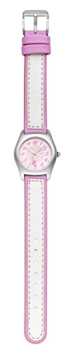 Kipling Kipling Girl - Pink girl's quartz Watch with pink Dial analogue Display and pink leather Strap K9400349