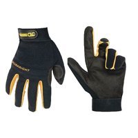 Custom Leathercraft Workright Open Cuff Flex Grip Work Gloves