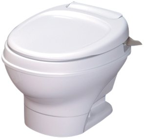 Thetford 31646  Aqua-Magic V Toilet, Low / Hand Flush / White