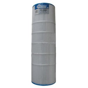 Filbur FC-0687 Antimicrobial Replacement Filter Cartridge for Predator/Clean and Clear 150 Pool and Spa Filter