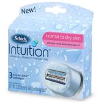 Schick Intuition, Normal to Dry Skin, Refill Cartridges, 3 Cartridges