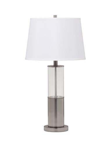 Ashley L431354 Norma Modern Table Lamp, Brushed Nickel Finish (Set of 2)
