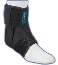 MedSpec EVO Speed Lacer Ankle Stabilizer (Black, Large)