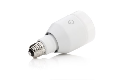 LIFX Original A21 Wi-Fi Smart LED Light Bulb, Multicolour, Adjustable, Dimmable, No Hub Required, Pearl White - Edison Screw E27