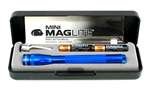 Maglite Mini Incandescent 2-Cell AAA Flashlight in Presentation Box, Blue