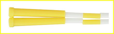 Olympic Style Jump Rope, 8'(yellow & white)