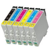 6 Pack Ink Cartridges for Artisan 600,Artisan 700, Artisan 710, Artisan 800 , Artisan 810 (Compatible T098 - T0981 Bk, C, M, Y, Lc, Lm)