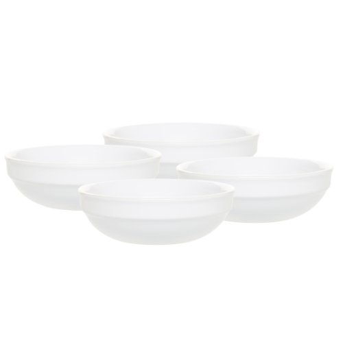 Emile Henry 1-Quart Individual Pasta Bowls, Set of 4, Blanc
