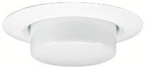 Lithonia Lighting 7LD1 PF R6 7.625-Inch Drop Lens Incandescent Recessed Light Fixture Trim, White