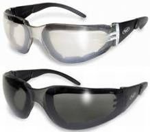 2 Motorcycle Riding Glasses Day and Night Smoke Clear Mirrored