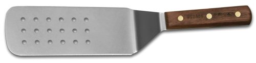 Dexter-Russell 8-by-3-Inch Perforated Stainless Steel and Walnut Cake Turner