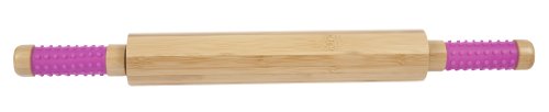 Core Bamboo Easy-Grip Rolling Pin, Magenta