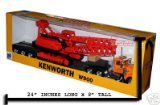 KENWORTH W900 LOWBOY W/ CRANE Truck New Ray