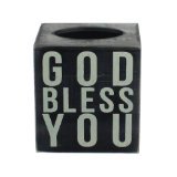 Primitives by Kathy Box Sign Tall Tissue Box, 5.25-Inch by 5.25-Inch, Sneeze
