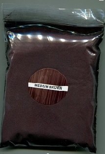 Hair Building Fibers Medium Brown 50 Grams. Highest Grade Refill That You Can Use for Your Bottles from Competitors Like Toppik®, Xfusion®, Miracle Hair® Made In The USA not China!