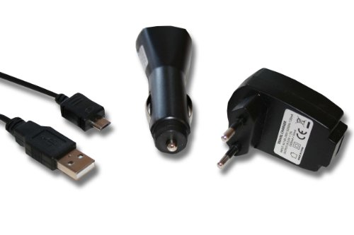 4 in 1 ACCESSORY SET: DESK+CAR CHARGER and USB DATA CABLE for SONY ERICSSON SonyEricsson
