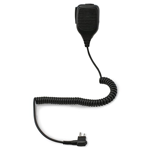 abcGoodefg® Shoulder Remote Speaker Mic for Motorola CP200 CP200 XLS PR400 EP450 GTX GP300 P1225 CP185 P110 SP50 Walkie Talkie 2 Way Radios