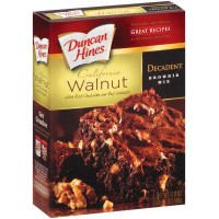 Duncan Hines California Walnut Brownie Mix 17.6 oz (Pack of 12)
