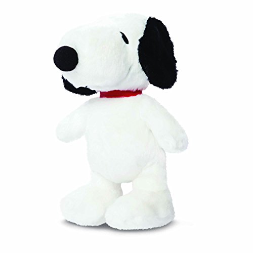 Official Peanuts Snoopy Dog Sitting Super Soft Plush Toy - 11