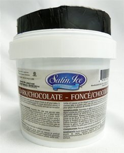 Satin Ice Rolled Fondant - Brown - Chocolate - 2.5 kg