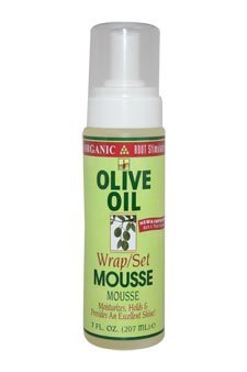 Organic Root Stimulator Olive Oil Wrap/Set Mousse 207 ml