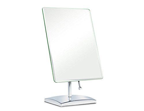 Single Sided 9.8 Inch HD Silver Tabletop Mirror Vanity Mirror