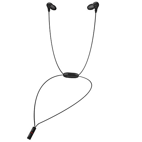 Syllable A6 Wireless Necklace Bluetooth Earphone in Line Control Built in Mic for Almost All Bluetooth Deveices (black)