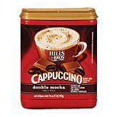 Hills Bros Coffee, Double Mocha Cappuccino, 16.0-Ounce