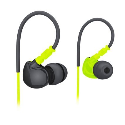 iFashionCity A+ New Design Fashionable Sport Headset EarPhone (Green+Black)