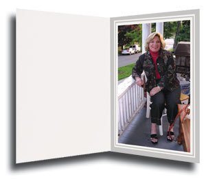 Cardboard Photo Folder 4x6 (Pack 0f 100) Light Gray
