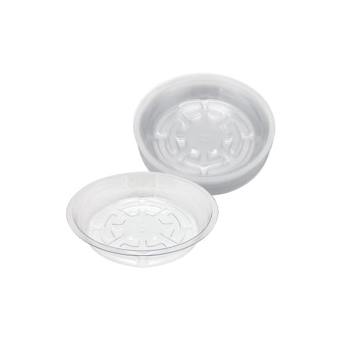 ViagrowTM 6 Clear Plastic Saucer, 10 Pack