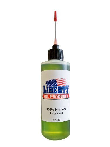 Liberty Oil, the Best 100% Synthetic Oil for Lubricating All Moving Parts of Your Spinning Fishing Reels. 4oz Bottle with 1.5inch Needle