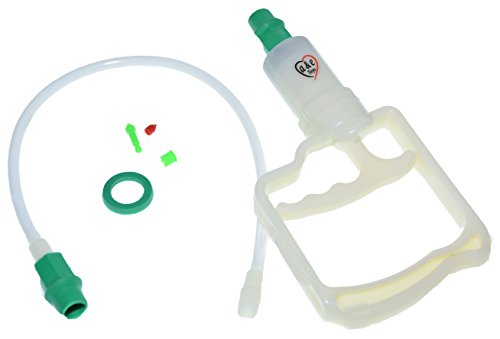 AnE Toys Cupping Hand Pump Vacuum Gun with Extension Hose with a FREE additional rubber ring for the hand Gun and one set of Cupping Replacement Pins parts