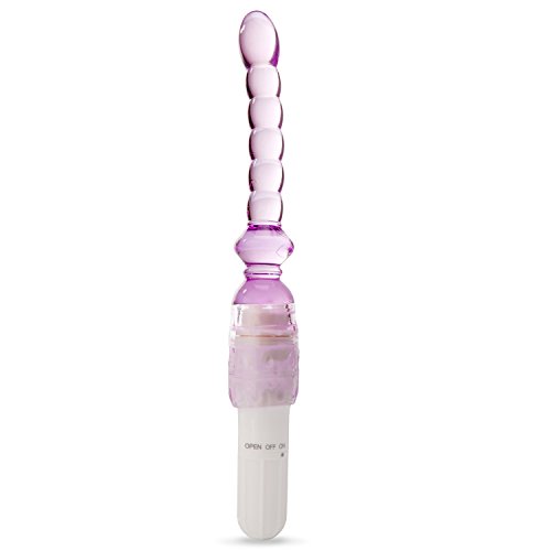Anal Beads Loveryoyo Transformable Vibrator Waterproof Silicone Butt Plug Adult Toy (Purple)