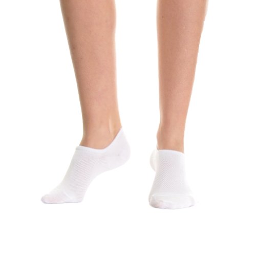 Swan Women's Angelinacotton No-Show Socks With Heel Silicon Grip (12 Pair)