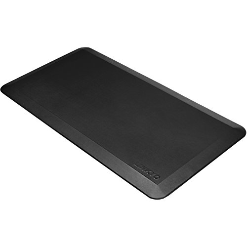 LINKYO Anti-Fatigue Mat - Kitchen & Workplace Floor Comfort (20 x 39 x 3/4 in.) Black