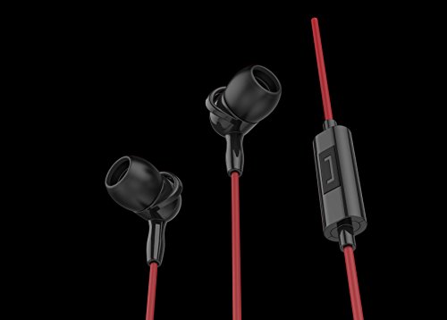 Earphones, HotnCold In-Ear Sweatproof Earbuds Headphone built-in Mic Stereo, Volume Control and Noise Isolating, Sports Headset for iPhone, iPod, iPad, Android Smartphone, MP3-B