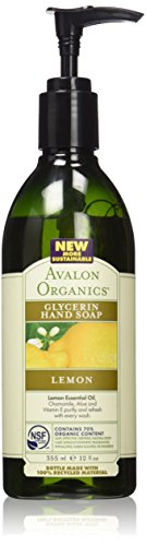 Avalon Organics Glycerin Liquid Hand Soap Lemon -- 12 fl oz