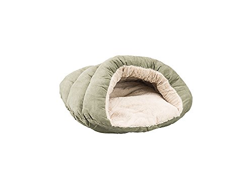 Ethical Pets Sleep Zone Cuddle Cave Pet Bed, 22, Sage