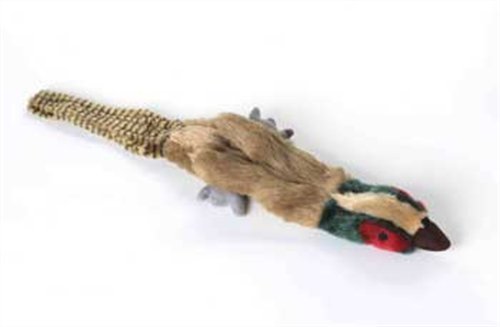 Multipet Migrators 18-Inch Empty Nesters Dog Toy with Squeakers without Stuffing, Pheasant