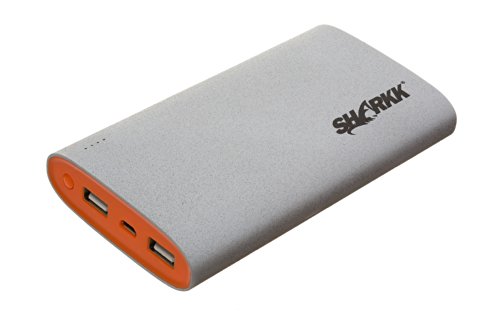 SHARKK 10000mAh Dual USB Ultra-High Density Portable External Battery Charger Pack for USB Chargeable Devices