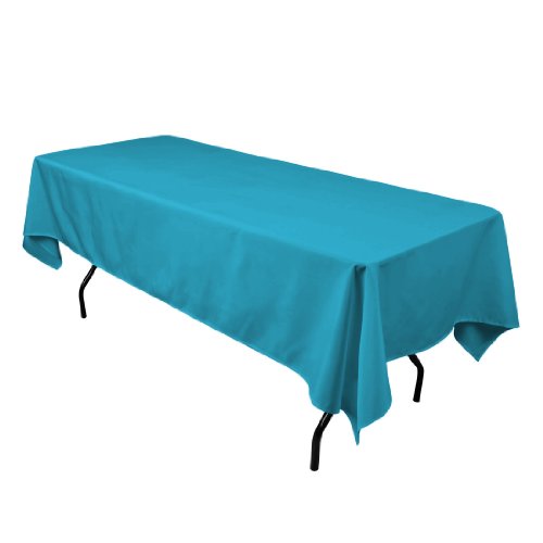 LinenTablecloth 60 x 102-Inch Rectangular Polyester Tablecloth Caribbean