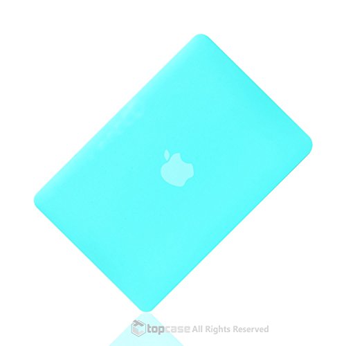 TopCase Hot Blue Rubberized Satin Hard Case Cover for Latest Macbook Pro 15 A1286 with TopCase Mouse Pad