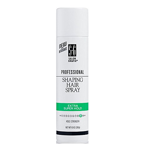 Salon Grafix Profession Shaping Hairspray, Extra Super Hold 9, 10 Oz (Pack of 2)