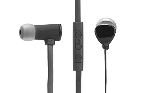 SoundBot SB553 Bluetooth 4.0 Wireless Earbud Stereo Earphone Headset w/ Ultra Light Weight, In-Line Control, Built-in Lithium-Ion Rechargeable Battery, Multi-Point Connectivity Technology, 100hrs Stand by Time, 5hrs Talk Time, 33feet Wireless Range, Built-in Mic, Tangle-Resistant Flat Cable, & Crystal Clear Sound Technology for Music Streaming and HandsFree Talking for Android, Apple, iPhone 6, 6 Plus, iPad, Smartphone, Tablets, PC, Video, Laptops and More